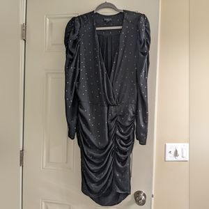 Black Dress with Stars- Anthropologie